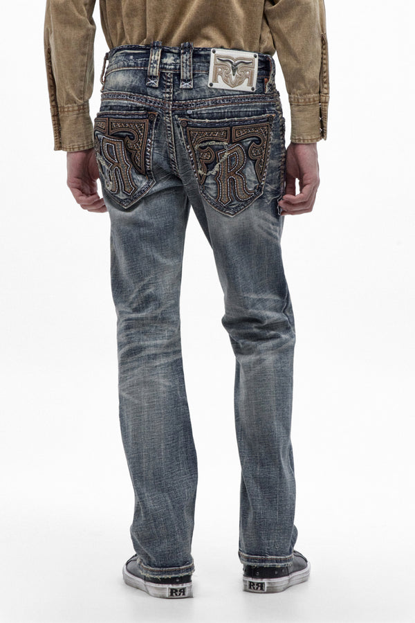 Ziggy Bootcut Jeans in Vintage Blue
