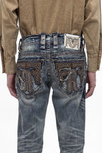 Ziggy Bootcut Jeans in Vintage Blue