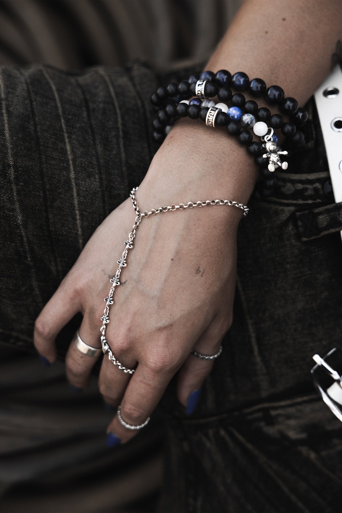 Rock Revival Signature Fluer-de-Lis Hand Chain